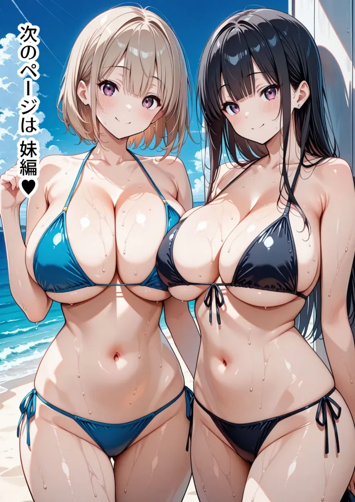 d 616044 義理のJ◯姉妹とイチャラブ性活 〜巨乳姉妹丼〜（ぱにぱに）13